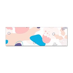 Hand-drawn-abstract-organic-shapes-background Sticker Bumper (10 Pack)