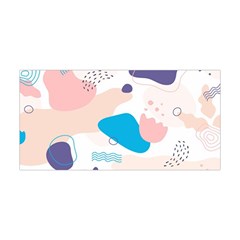 Hand-drawn-abstract-organic-shapes-background Yoga Headband by Wegoenart