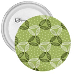 Pattern Green 3  Buttons by designsbymallika