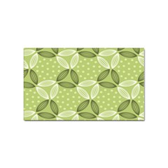 Pattern Green Sticker (rectangular) by designsbymallika