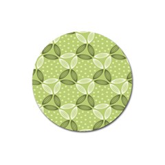 Pattern Green Magnet 3  (round) by designsbymallika