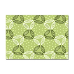 Pattern Green Sticker A4 (100 Pack) by designsbymallika