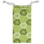 Pattern GREEN Jewelry Bag Back