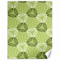 Pattern Green Canvas 12  X 16  by designsbymallika