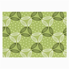 Pattern Green Large Glasses Cloth (2 Sides) by designsbymallika