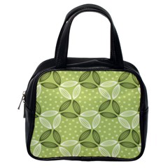 Pattern Green Classic Handbag (one Side) by designsbymallika