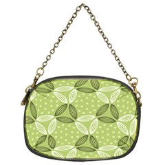 Pattern Green Chain Purse (two Sides) by designsbymallika