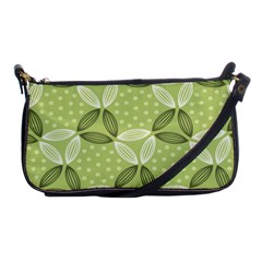 Pattern Green Shoulder Clutch Bag by designsbymallika