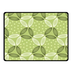 Pattern Green Fleece Blanket (small) by designsbymallika