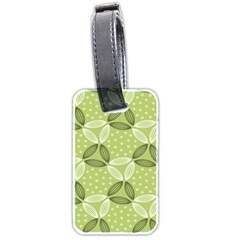 Pattern Green Luggage Tag (two Sides) by designsbymallika