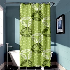 Pattern Green Shower Curtain 36  X 72  (stall)  by designsbymallika