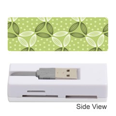 Pattern Green Memory Card Reader (stick) by designsbymallika