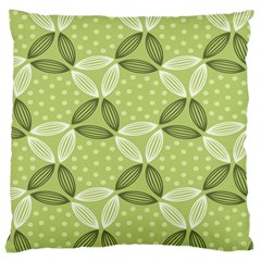 Pattern Green Large Cushion Case (two Sides) by designsbymallika