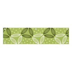 Pattern Green Banner And Sign 4  X 1  by designsbymallika