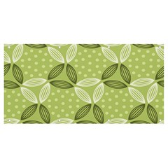 Pattern Green Banner And Sign 8  X 4  by designsbymallika