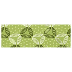 Pattern Green Banner And Sign 9  X 3  by designsbymallika