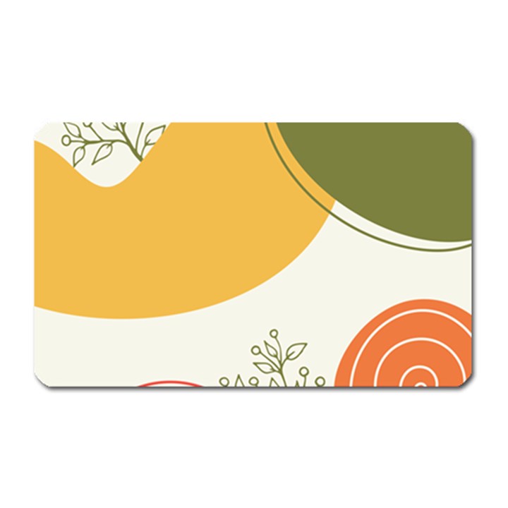 MULTI COLOR PATTERN Magnet (Rectangular)