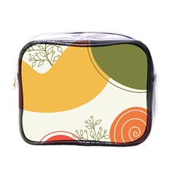 Multi Color Pattern Mini Toiletries Bag (one Side) by designsbymallika