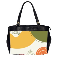 Multi Color Pattern Oversize Office Handbag (2 Sides) by designsbymallika