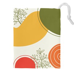 Multi Color Pattern Drawstring Pouch (4xl) by designsbymallika