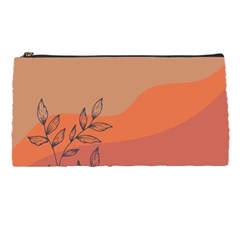 Orange Pattern Pencil Case by designsbymallika