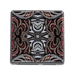 Autumn Patterns Memory Card Reader (square 5 Slot) by kaleidomarblingart