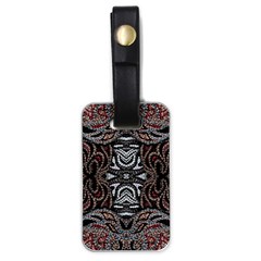 Autumn Patterns Luggage Tag (one Side) by kaleidomarblingart