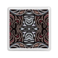 Autumn Patterns Memory Card Reader (square) by kaleidomarblingart