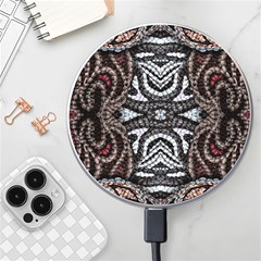 Autumn Patterns Wireless Charger by kaleidomarblingart