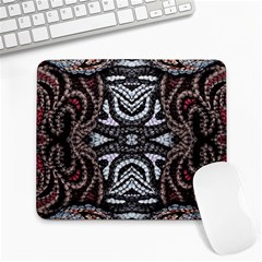 Autumn Patterns Large Mousepad by kaleidomarblingart