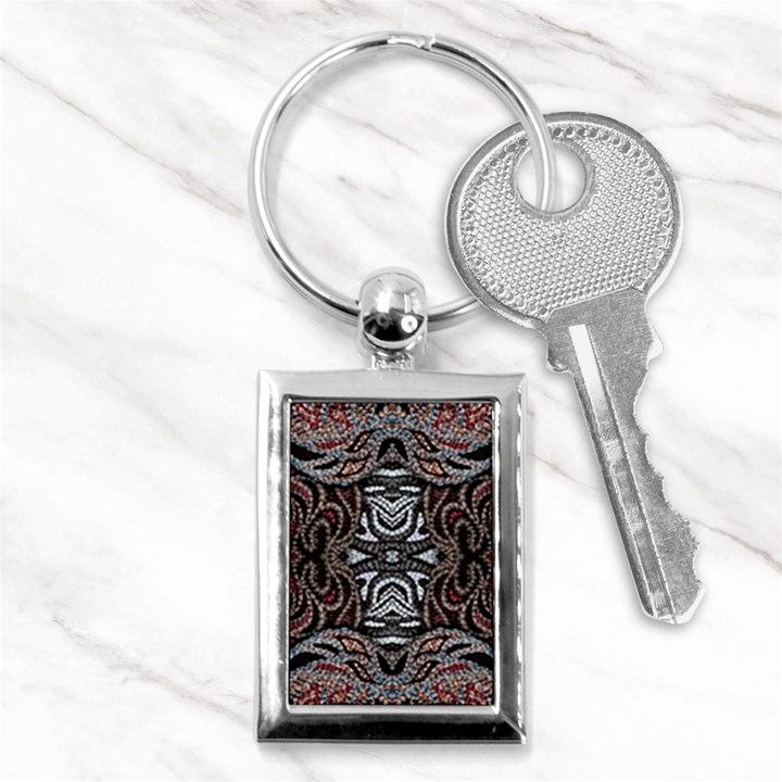 Autumn patterns Key Chain (Rectangle)