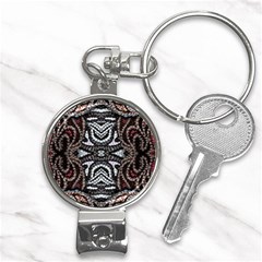 Autumn Patterns Nail Clippers Key Chain