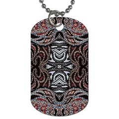 Autumn Patterns Dog Tag (two Sides) by kaleidomarblingart