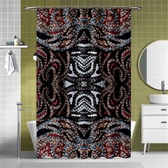 Autumn Patterns Shower Curtain 48  X 72  (small)  by kaleidomarblingart