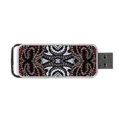 Autumn Patterns Portable Usb Flash (one Side) by kaleidomarblingart