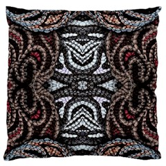 Autumn Patterns Standard Flano Cushion Case (one Side) by kaleidomarblingart