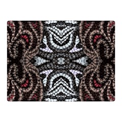 Autumn Patterns Double Sided Flano Blanket (mini)  by kaleidomarblingart