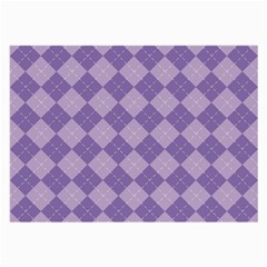 Diagonal Comfort Purple Plaids Large Glasses Cloth (2 Sides) by ConteMonfrey