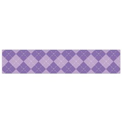 Diagonal Comfort Purple Plaids Small Flano Scarf by ConteMonfrey