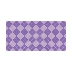 Diagonal Comfort Purple Plaids Yoga Headband by ConteMonfrey