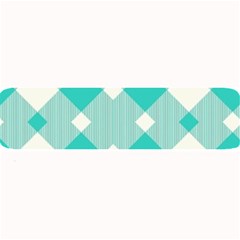 Diagonal Blue Torquoise Large Bar Mat by ConteMonfrey