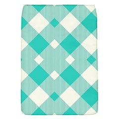 Diagonal Blue Torquoise Removable Flap Cover (s) by ConteMonfrey