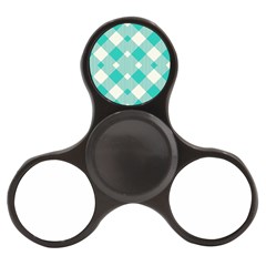 Diagonal Blue Torquoise Finger Spinner