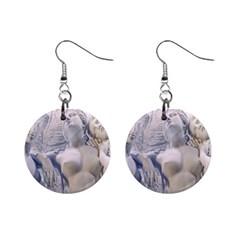 Three Graces Collage Artwork Mini Button Earrings by dflcprintsclothing