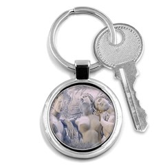 Three Graces Collage Artwork Key Chain (round)