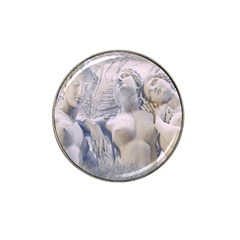 Three Graces Collage Artwork Hat Clip Ball Marker (4 Pack) by dflcprintsclothing