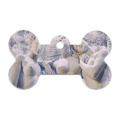 Three Graces Collage Artwork Dog Tag Bone (two Sides) by dflcprintsclothing