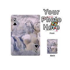 Three Graces Collage Artwork Playing Cards 54 Designs (mini) by dflcprintsclothing