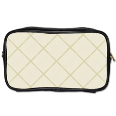 Discreet Cream Plaids Toiletries Bag (one Side) by ConteMonfrey