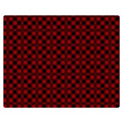 Diagonal Red Plaids Double Sided Flano Blanket (medium)  by ConteMonfrey